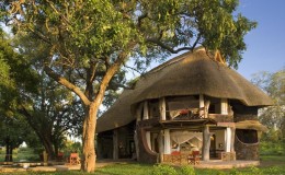 Luangwa Safari House exterior - the tranquil setting of Luangwa Safari House, South Luangwa, Zambia