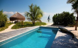 Luxury private pool overlooking the beach, Villa Amiza, Azura Benguerra, Mozambique