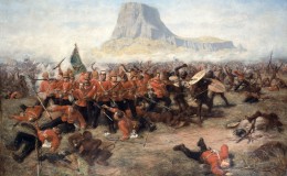 south african battlefields Zulu War-Battle of Isandlwana-1879 painting source wikipedia