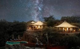 Swimming pools in the Masai Mara