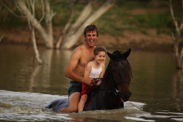 Family riding at Ant's Hill and Ant's Nest, South Africa