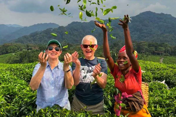 Lizzy and Ian in Rwanda
