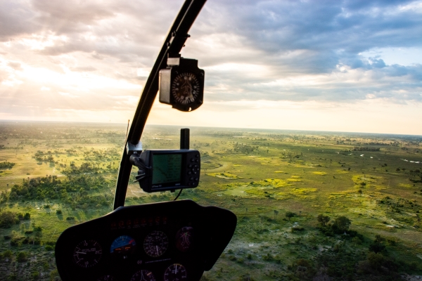 Taken from a 4 Rivers Camp helicopter ride over the Okavango Delta, Botswana