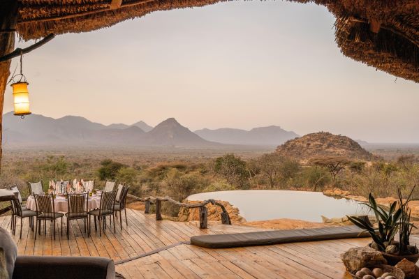 Enjoy spectacular scenery from the comfort of the pool