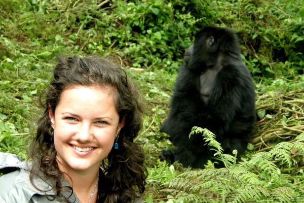Jo with Gorilla