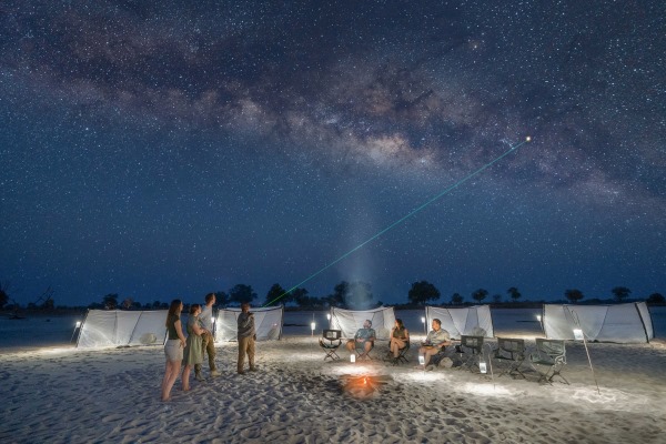 Mchenja Camp star bed sleepout