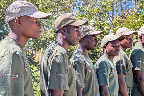 Aardvark Safaris branded t-shirt for poachers