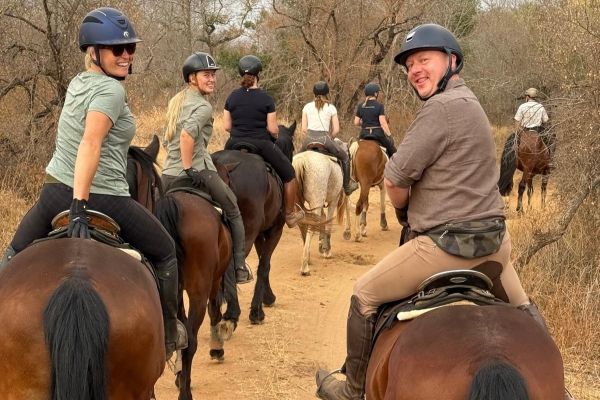 Riding safari in Karongwe