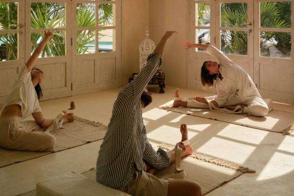 Yoga at the Cabanas